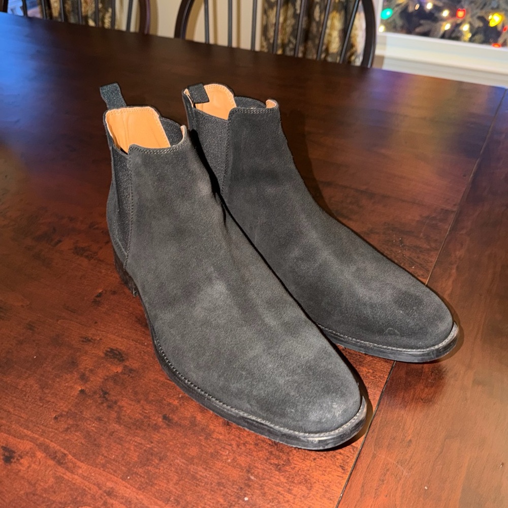 ALDO Suede Men's Chelsea Boots, Black Size 13